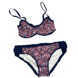 Marc Jacobs Swim Ruffle Arielle Bloom Bikini Set